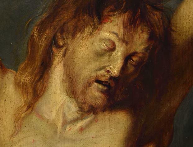 Cristo Crucificado Autenticado como de Rubens